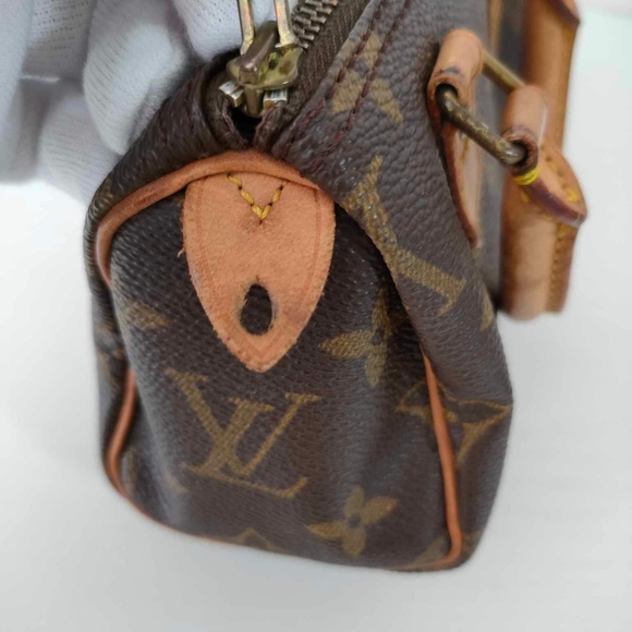 Louis Vuitton Monogram  Mini Speedy Hand Bag Purse Old - Picture 7 of 16